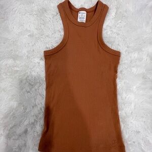 Champion Women’s Peach Ribbed Tank Top